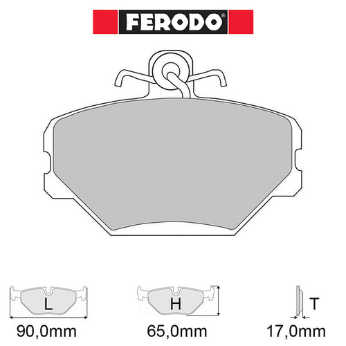 Ferodo - Kit pastiglie freno (FCP524) - Ravasicorse