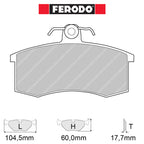Ferodo - Kit pastiglie freno (FCP527) - Ravasicorse