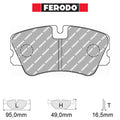 Ferodo - Kit pastiglie freno (FCP546) - Ravasicorse