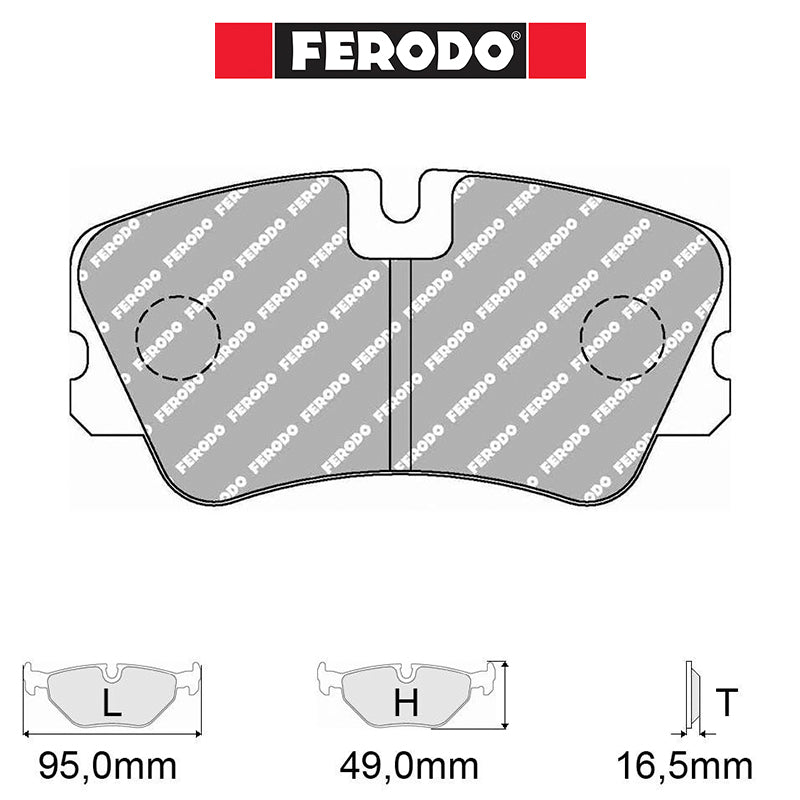 Ferodo - Kit pastiglie freno (FCP546) - Ravasicorse