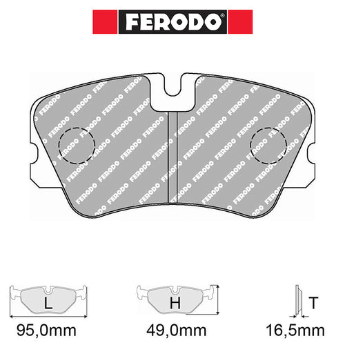 Ferodo - Kit pastiglie freno (FCP546) - Ravasicorse