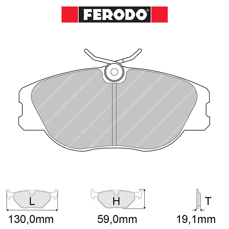 Ferodo - Kit pastiglie freno (FCP565) - Ravasicorse