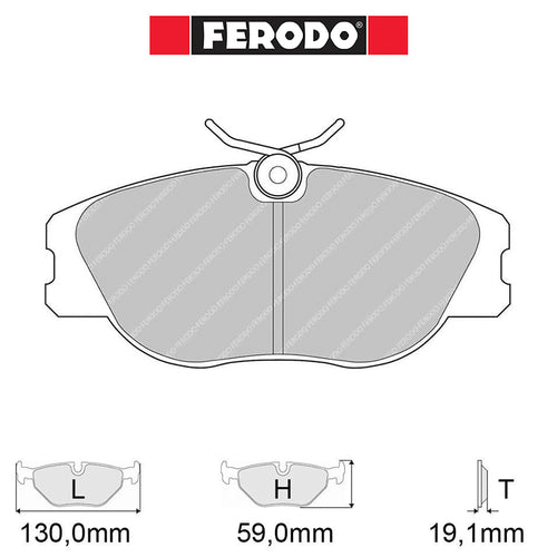 Ferodo - Kit pastiglie freno (FCP565) - Ravasicorse