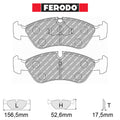 Ferodo - Kit pastiglie freno (FCP584) - Ravasicorse