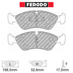 Ferodo - Kit pastiglie freno (FCP584) - Ravasicorse