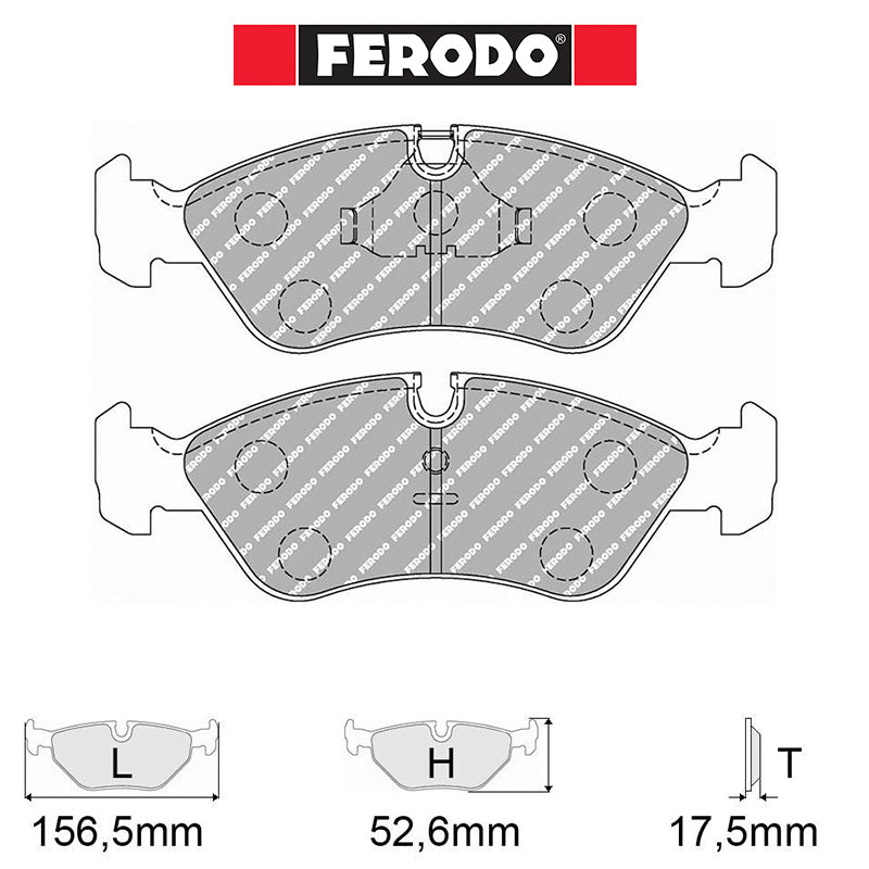 Ferodo - Kit pastiglie freno (FCP584) - Ravasicorse
