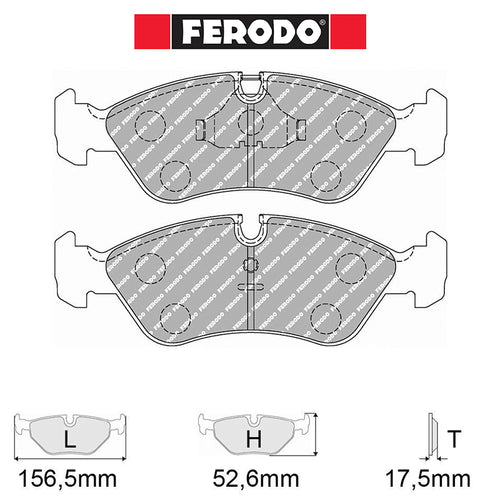Ferodo - Kit pastiglie freno (FCP584) - Ravasicorse