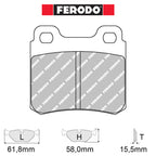 Ferodo - Kit pastiglie freno (FCP586) - Ravasicorse
