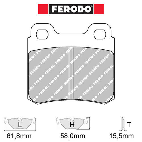 Ferodo - Kit pastiglie freno (FCP586) - Ravasicorse