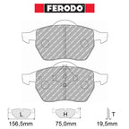 Ferodo - Kit pastiglie freno (FCP590) - Ravasicorse