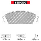 Ferodo - Kit pastiglie freno (FCP598) - Ravasicorse
