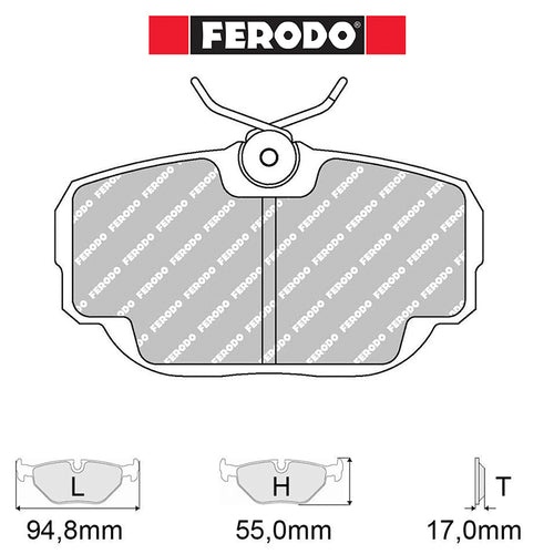 Ferodo - Kit pastiglie freno (FCP660) - BMW E30 325i - Front - Ravasicorse