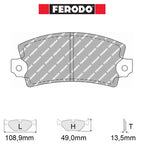 Ferodo - Kit pastiglie freno (FCP72) - Ravasicorse