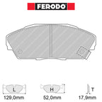 Ferodo - Kit pastiglie freno (FCP748) - Ravasicorse