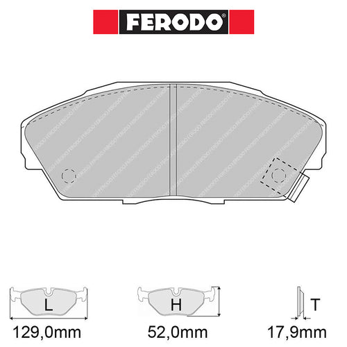 Ferodo - Kit pastiglie freno (FCP748) - Ravasicorse