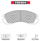 Ferodo - Kit pastiglie freno (FCP765) - Ravasicorse