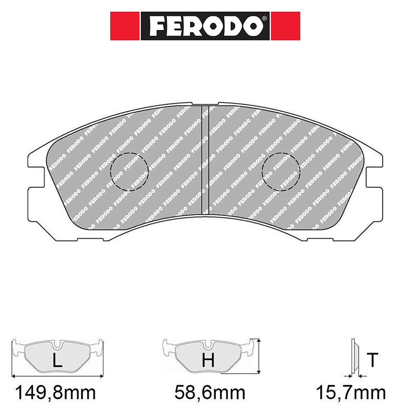 Ferodo - Kit pastiglie freno (FCP765) - Ravasicorse