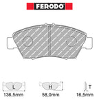 Ferodo - Kit pastiglie freno (FCP776) - Ravasicorse