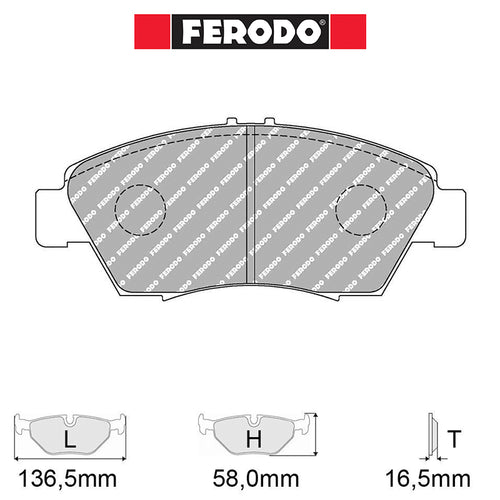 Ferodo - Kit pastiglie freno (FCP776) - Ravasicorse