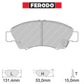Ferodo - Kit pastiglie freno (FCP777) - Ravasicorse