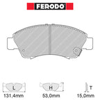 Ferodo - Kit pastiglie freno (FCP777) - Ravasicorse