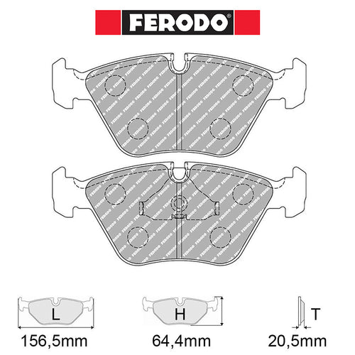 Ferodo - Kit pastiglie freno (FCP779) - BMW M5 (E34) - Front - Ravasicorse
