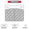 Ferodo - Kit pastiglie freno (FCP809) - Ravasicorse