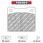 Ferodo - Kit pastiglie freno (FCP809) - Ravasicorse