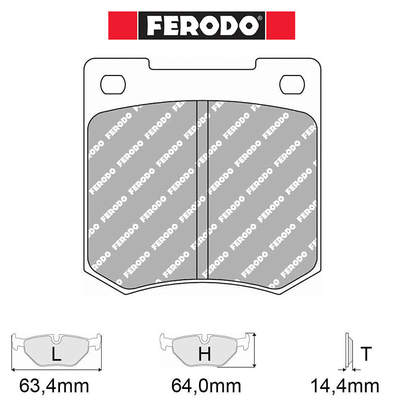 Ferodo - Kit pastiglie freno (FCP810) - Ravasicorse
