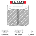 Ferodo - Kit pastiglie freno (FCP810) - Ravasicorse