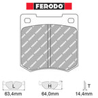 Ferodo - Kit pastiglie freno (FCP810) - Ravasicorse