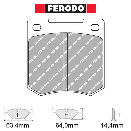 Ferodo - Kit pastiglie freno (FCP810) - Ravasicorse
