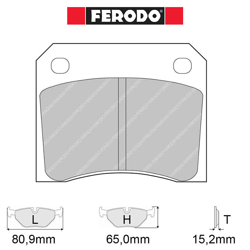 Ferodo - Kit pastiglie freno (FCP815) - Ravasicorse