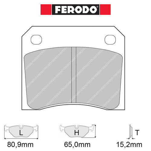 Ferodo - Kit pastiglie freno (FCP815) - Ravasicorse
