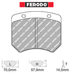 Ferodo - Kit pastiglie freno (FCP825) - Ravasicorse