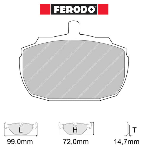 Ferodo - Kit pastiglie freno (FCP832) - Ravasicorse