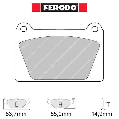 Ferodo - Kit pastiglie freno (FCP840) - Ravasicorse