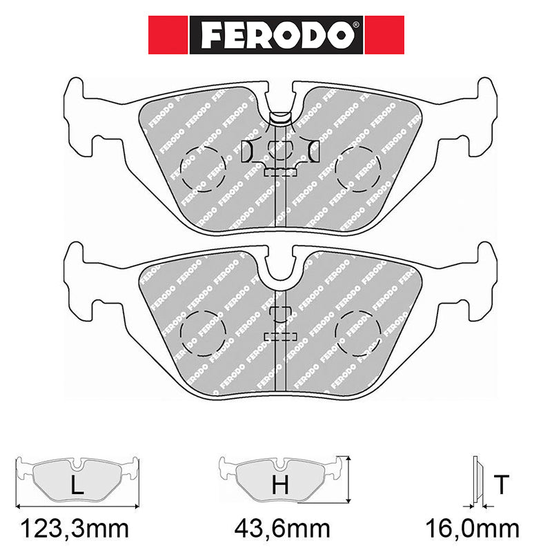 Ferodo - Kit pastiglie freno (FCP850) - Ravasicorse