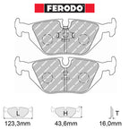 Ferodo - Kit pastiglie freno (FCP850) - Ravasicorse