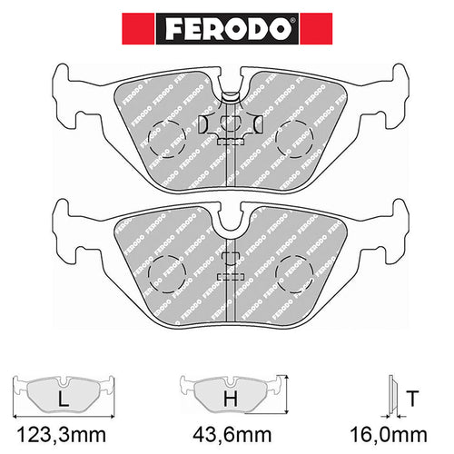 Ferodo - Kit pastiglie freno (FCP850) - Ravasicorse