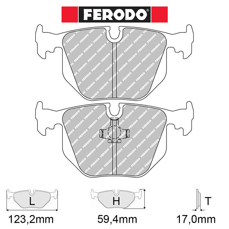 Ferodo - Kit pastiglie freno (FCP857) - Ravasicorse