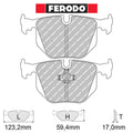 Ferodo - Kit pastiglie freno (FCP857) - Ravasicorse