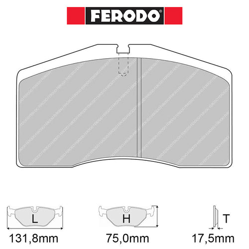 Ferodo - Kit pastiglie freno (FCP891) - Ravasicorse