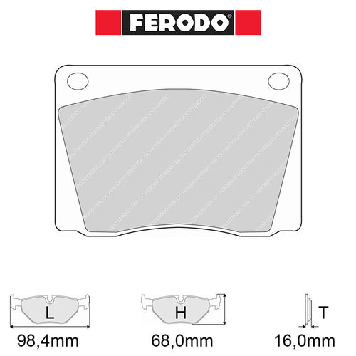 Ferodo - Kit pastiglie freno (FCP9) - Ravasicorse