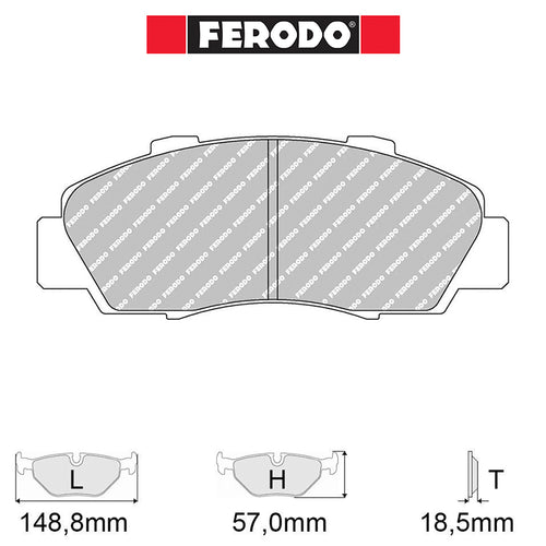 Ferodo - Kit pastiglie freno (FCP905) - Ravasicorse