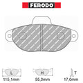 Ferodo - Kit pastiglie freno (FCP925) - Ravasicorse