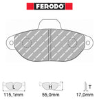 Ferodo - Kit pastiglie freno (FCP925) - Ravasicorse