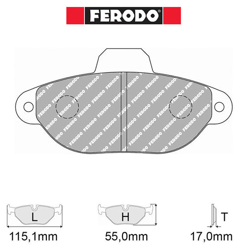 Ferodo - Kit pastiglie freno (FCP925) - Ravasicorse