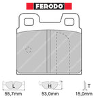 Ferodo - Kit pastiglie freno (FCP93) - Ravasicorse