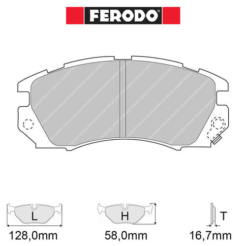 Ferodo - Kit pastiglie freno (FCP948) - Ravasicorse